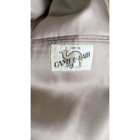 Vintage Hunt Valley Blazer Mens Size 44R Beige 100% Camel Hair Jacket USA made - Picture 8 of 11